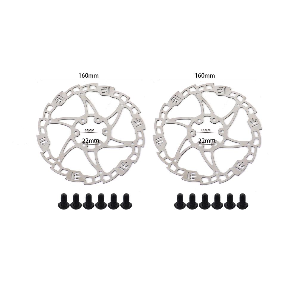 Bicycle Disc Brake Rotor 160mm Hydraulic Brake Rotors High Strength Stainless Steel MTB Rotor Mountain Bike Parts