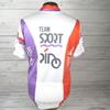 Japan Pearl Izumi Short Sleeve Cycling Jersey XL White Purple Orange(USED)