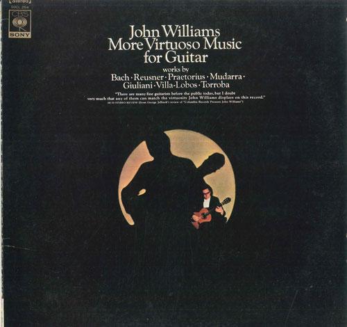 

LP Record JOHN WILLIAMS - More Virtuoso Music For Guitar SOCL254 CBS SONY Japan Classical Used