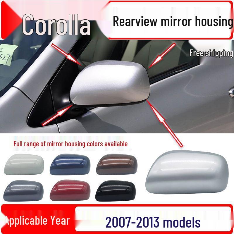 

Rearview Mirror Shell Cover for 08-12 Toyota Corolla Models Passenger s side No Color Shell - Paint Yourself