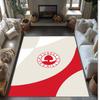 Tappeto in Velluto di Cristallo con Stampa Calcio Nottingham Forest, Comodo Assorbente d'Acqua Antiscivolo Tappeto per Pavimenti Interni