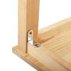 20pcs Small L Shaped Corner Supports Secure & Stable Metal Connector 90 Degree Right Angle Connector for Wood Shelves