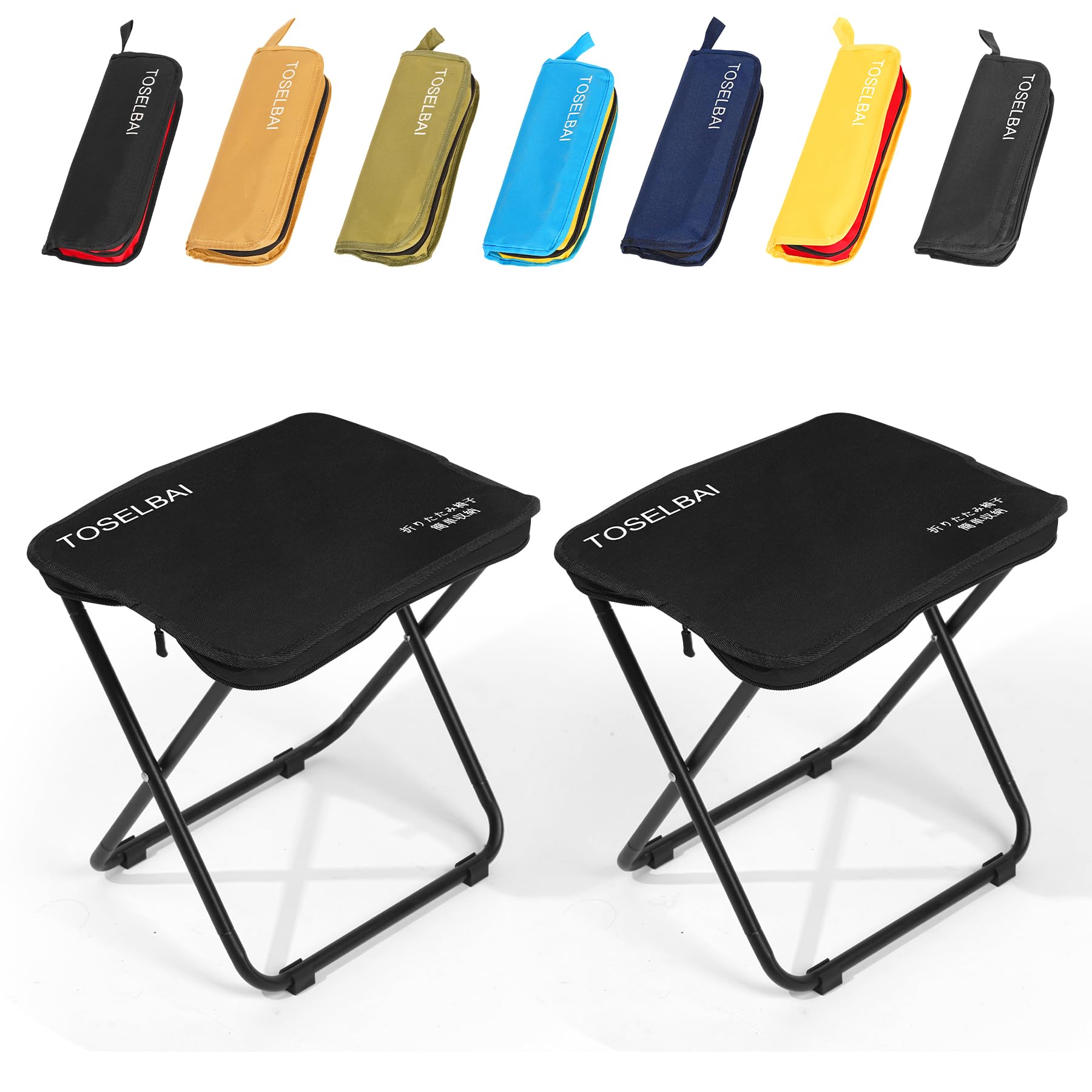 

Складной стул из углеродистой стали, сплава, 600D Оксфорд, не требующий установки, складной стул, 6-слойный материал, прочность, складной, легкий, ткань, требуется, (черный