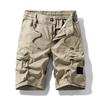 Men's Stretch Pants With Multiple Pockets, Fashionable Workwear Shorts