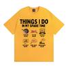 Things I Do in My Spare Time Funny Bacon Meme Tshirts Unisex Women Retro Humor Short Sleeve T Shirt Fashion Casual ONeck T Shirts