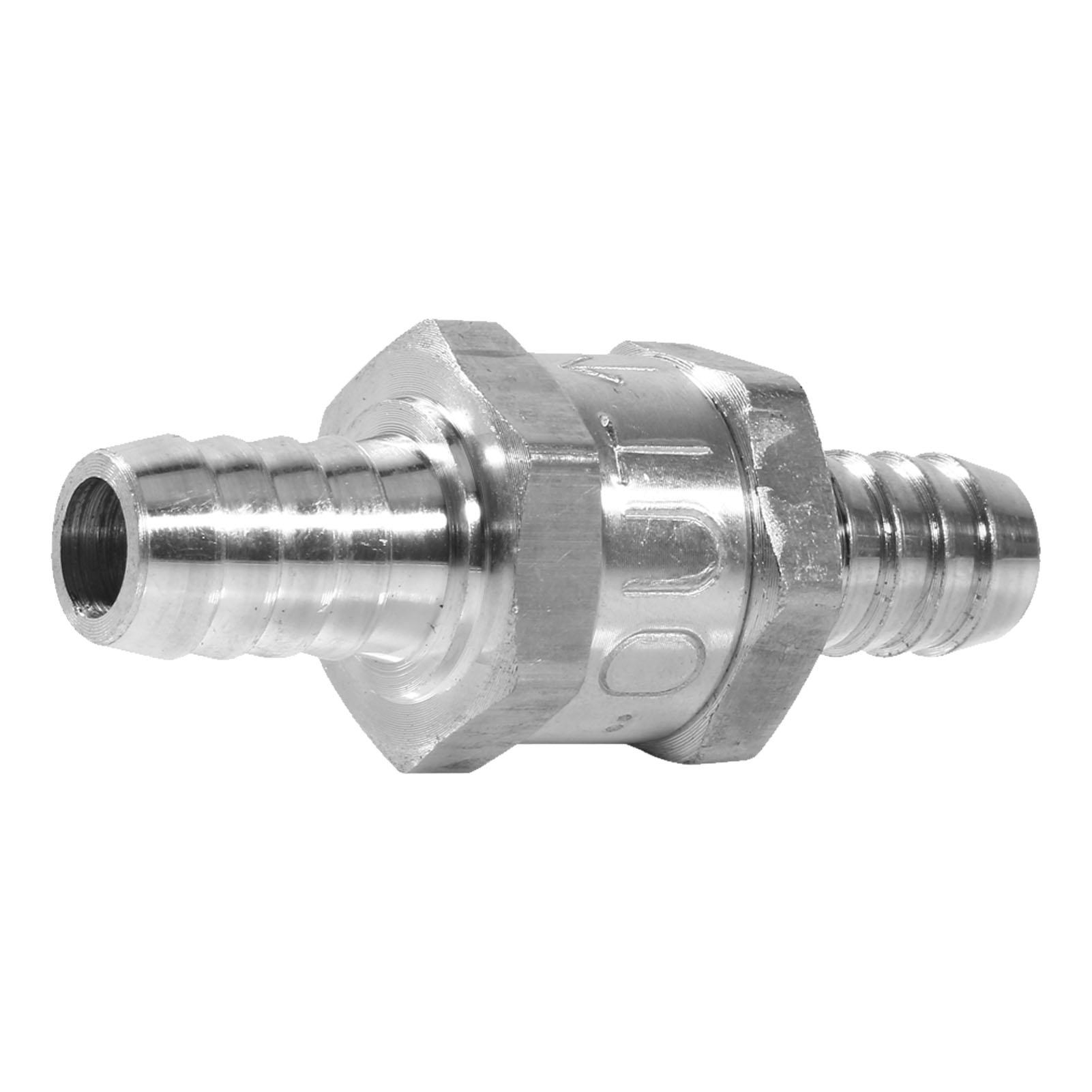 

Aluminium Fuel Non Return Check Valve One Way Petrol 6 10 12MM Optional