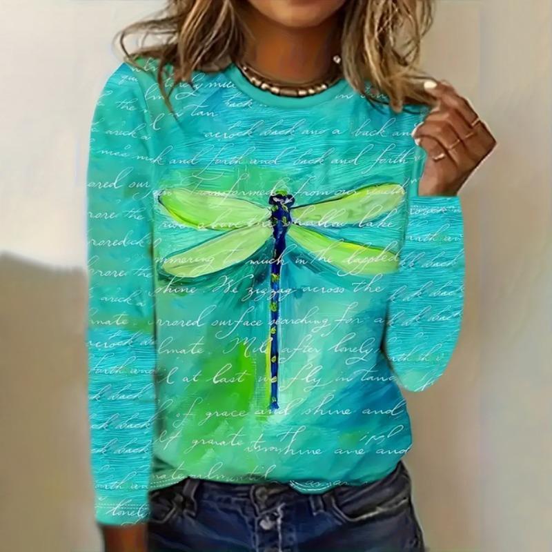 

Новая женская осенняя футболка с длинными рукавами, винтажная толстовка с 3D-цветочным принтом, элегантная толстовка с длинными рукавами, зима-осень XL