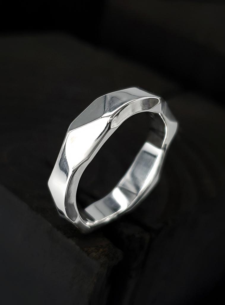 Sterlingworth Icy-T2 Silver Ring