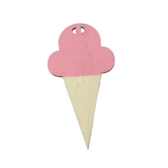 Ice Cream Shape Wooden Hangings Nursery Home Kids Bedroom Wall Decor