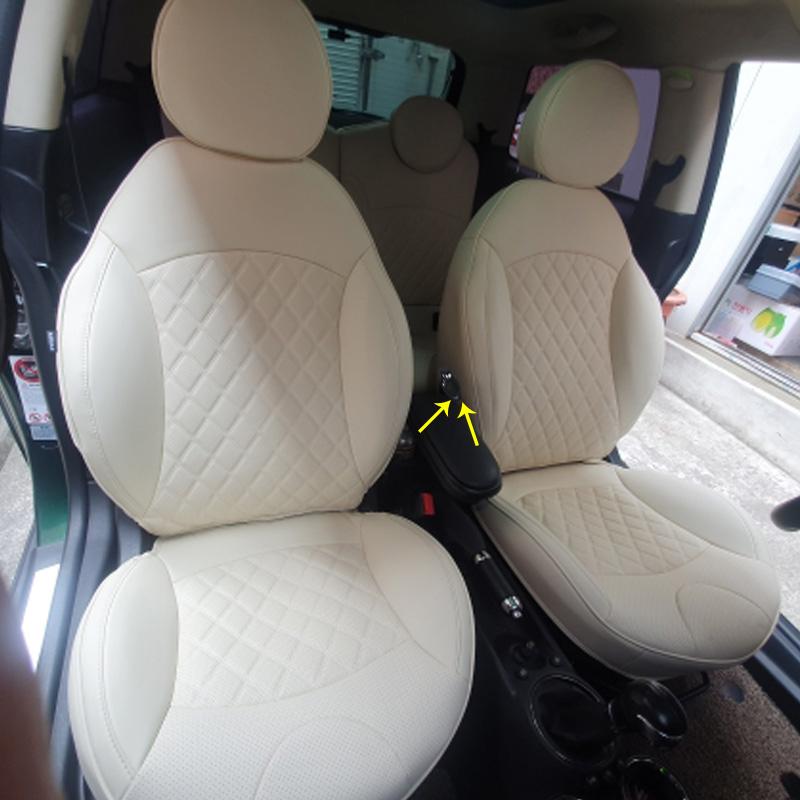 for mini cooper f56 f57 f60 f54 r50 r53 r55 r56 r57 r58 r59 r60 Car Seat Covers Car Seat Protection Accessories Full Set Begie