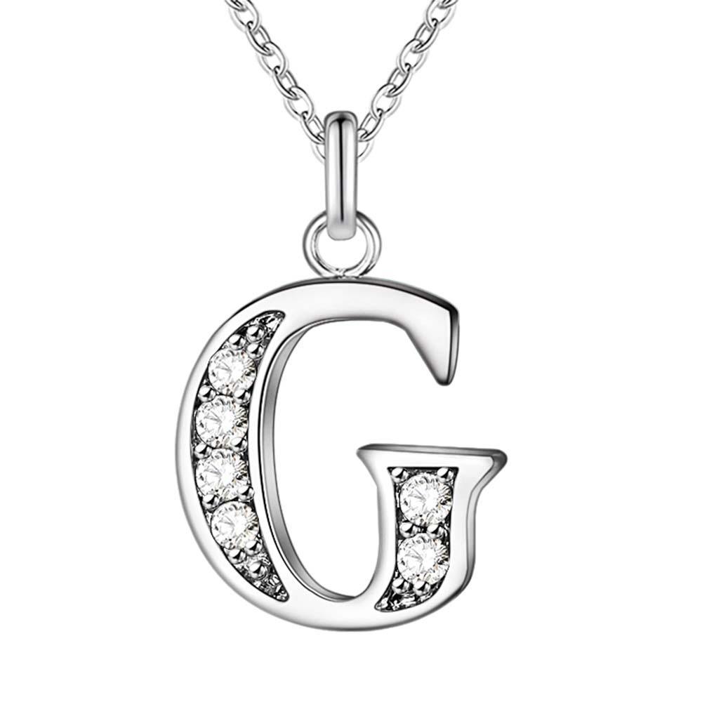 Explosive Jewelry Export Silver Jewelry Necklace 26 Letter Necklace A-Z Accessories