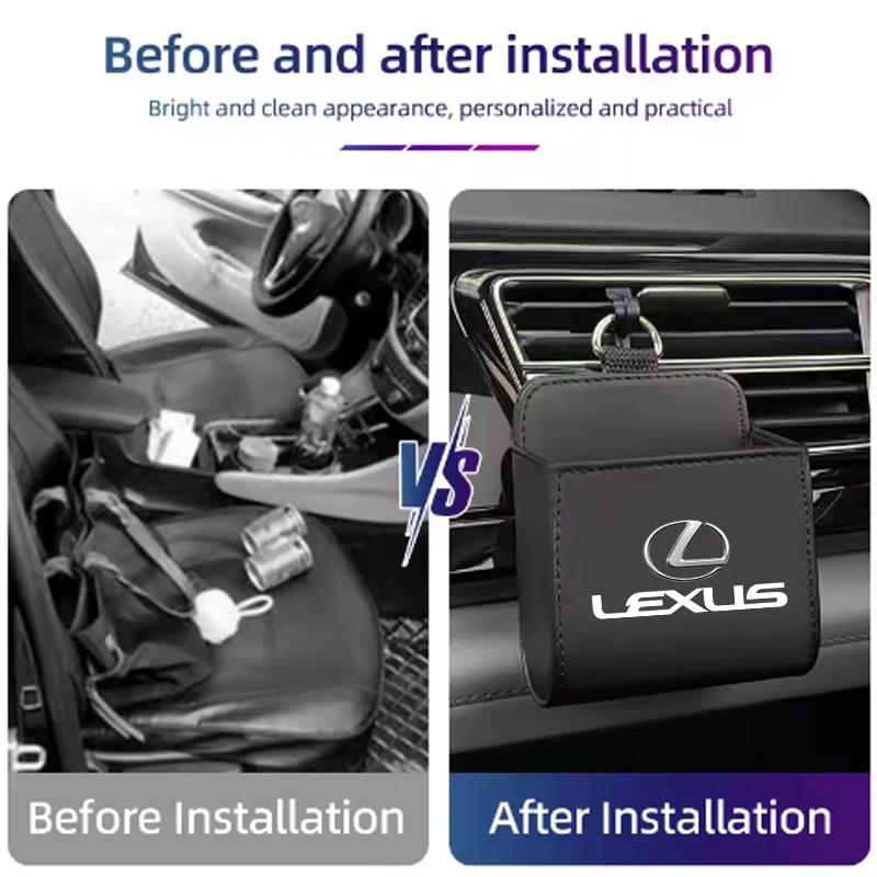 WQB1 Car Vent Phone Holder Storage Box Car Storage Accessories For Lexus F SPORT ES RX NX LS UX LM LX GX LC RZ IS CT GS RC HS SC LBX
