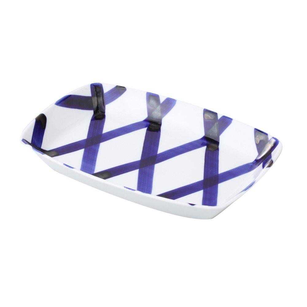 

Nishikai Toki Hasami ware rectangular plate diameter x cm 17099 mode012 ni (L) 18.5 25.5