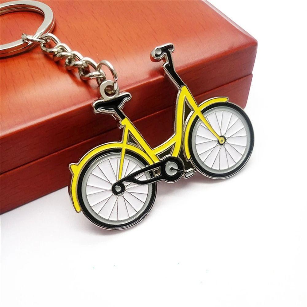 Multifunctional Bottle Opener Keyring Bike Shaped Bike Key Rings Bicycle Keychain Father's Day