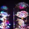 Eternal Rose Glowing In Glass, LED, Colorful, Battery, Gift, 18th Birthday, Wedding
