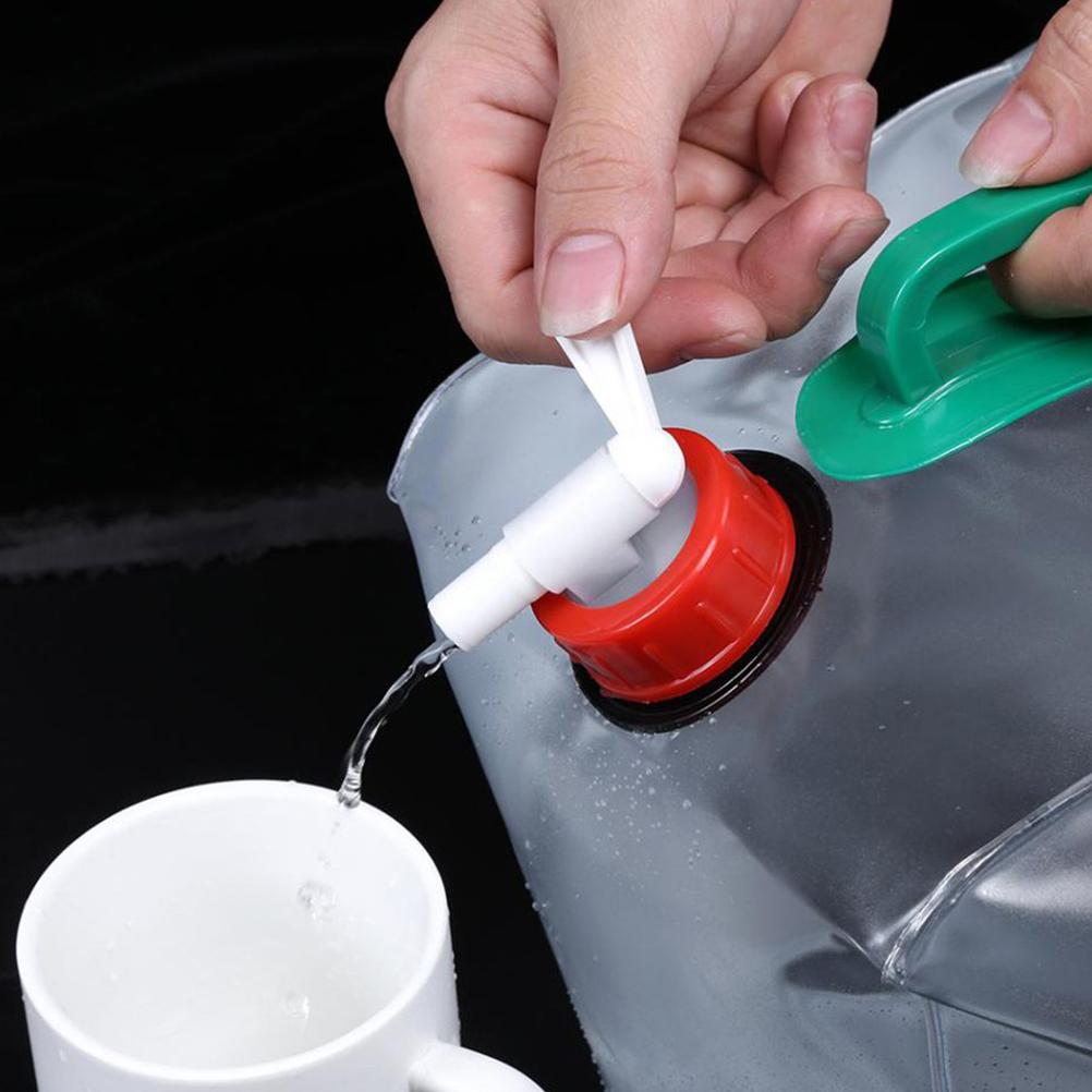Outdoor Collapsible Water Container Portable Water Carrier Foldable Water Storage Jug for Outdoor Camping Hiking