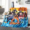Name Custom Anime NARUTO Print Flannel Blanket High Quality Warm Comfortable Cover for All Seasons Perfect for Gifts Home Decor
