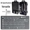 115-in-1 Magnetischer Schraubendreher-Satz Präzisions-Torx-Demontagewerkzeuge