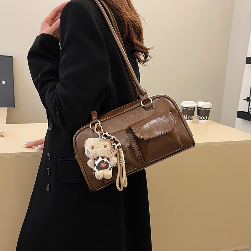 Nischen-Pendler-Achselhöhlen-Kissen-Tasche Damen neu Maillard Retro High-End-Mode vielseitige Schultertasche