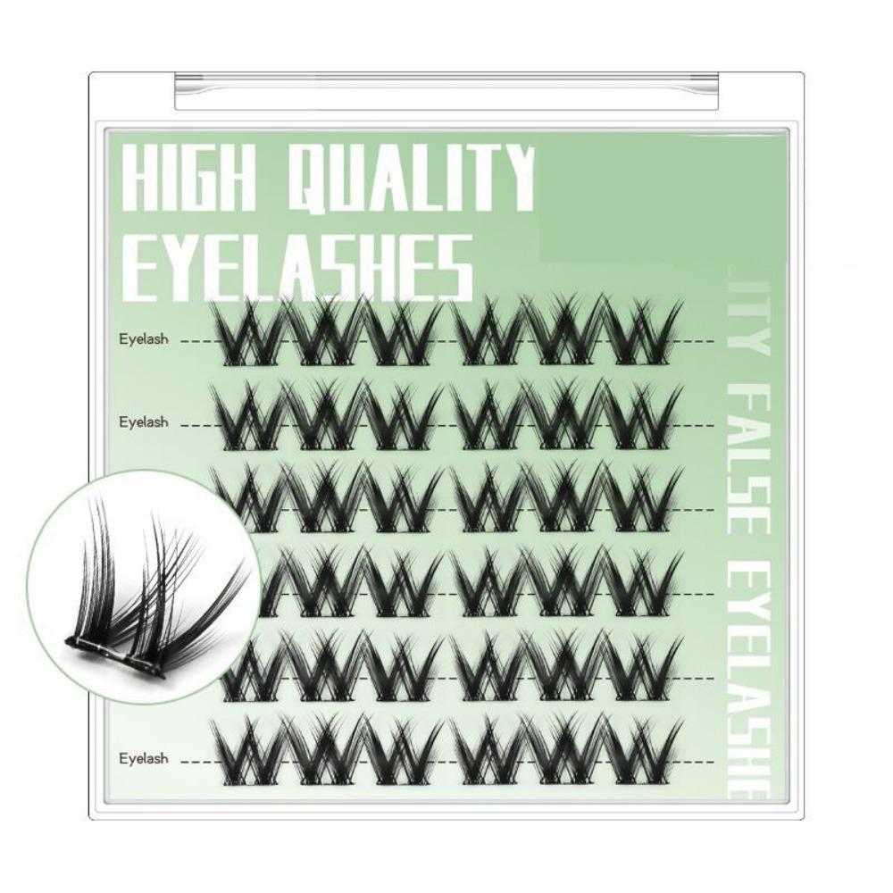 Single Cluster Artificial Eyelashes Self Adhesive Grafting Eyelashes False Eyelashes  Cosplay