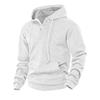 Autumn and Winter Men's T-shirt Casual Long-sleeved Solid Color Hooded Button Fashion Casual Bottoming Shirt Sweatshirt Top
