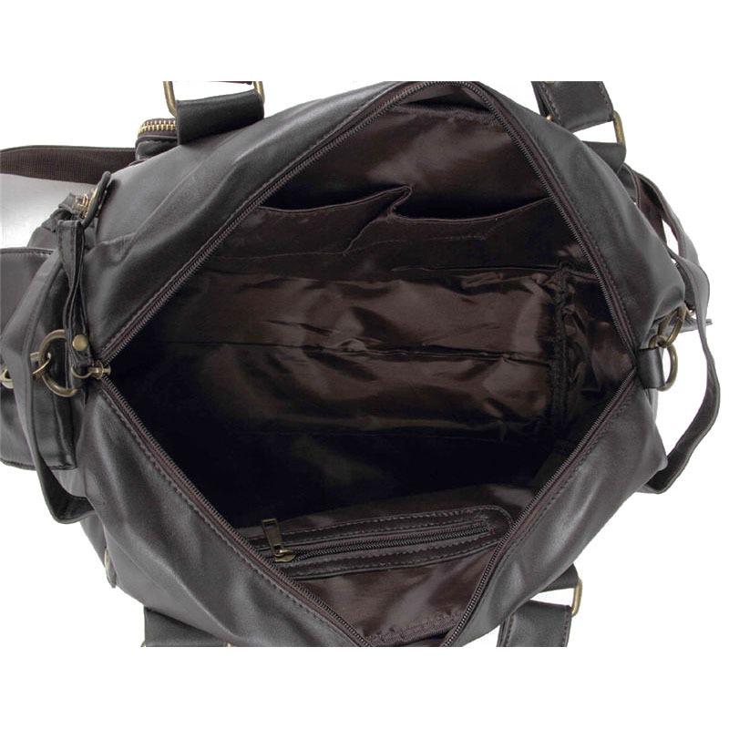 Leather Sports Handbags Tote Gym Crossbody Travel Shoulder Bags Briefcase Vintage Messenger Bag