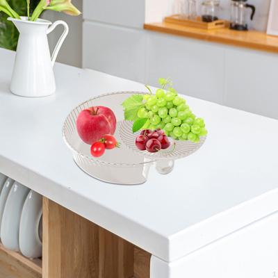 Dekorative Obstschale Getrocknetes Tablett Heimdekor Süßigkeiten Mehrzweckhalter Teller