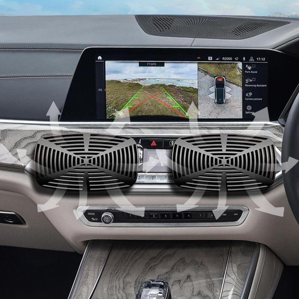 Car Air Conditioner Vent Deflector - Set of 2 Removable Car Air Vent Windscreen