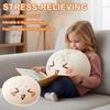 Giant Dumpling Squish Ball Toy, 20cm White Soft Sensory Squeeze Dough Bun – Compatible with Stress Relief & Decompression