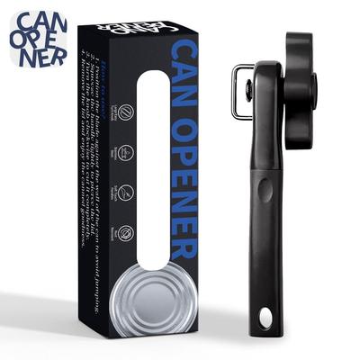 Stainless Steel Manual Can & Bottle Opener - Multifunctional Single Handle Design.