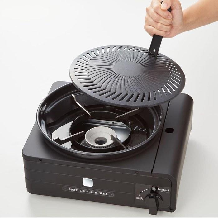 Iwatani Cassette Stove Cassette Fu Multi Smokeless Grill Black CB-MSG-1 Made In Japan