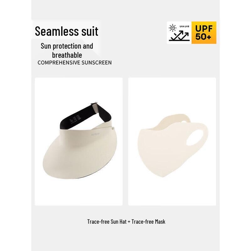 

Unisex Anti-UV Sun Visor Hat with Face Mask