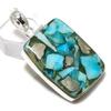 Natural Spiny Oyster Gemstone Handmade 925 Sterling Silver Pendant 1.85" w9D11
