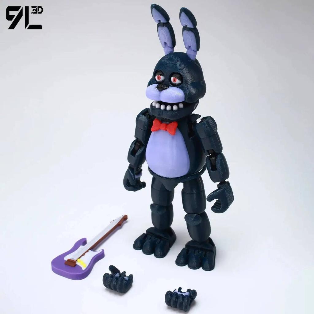 9L3D Imprimé Nightmare Freddy Titan13 FNAFs L'Harem de Minuit de l'Ours Five Nights Articulation Mobile Amovible Périphérique de Jeu Jouet pour Garçon
