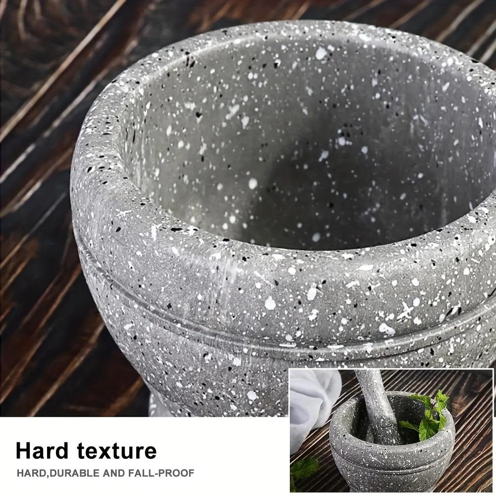 Haushaltsmühle zum Pressen von Knoblauch, zerdrückter Knoblauch, Stampftopf, manueller Stampftopf, Medizintopf, Jujube-Holz, Stampfkörner für Knoblauch