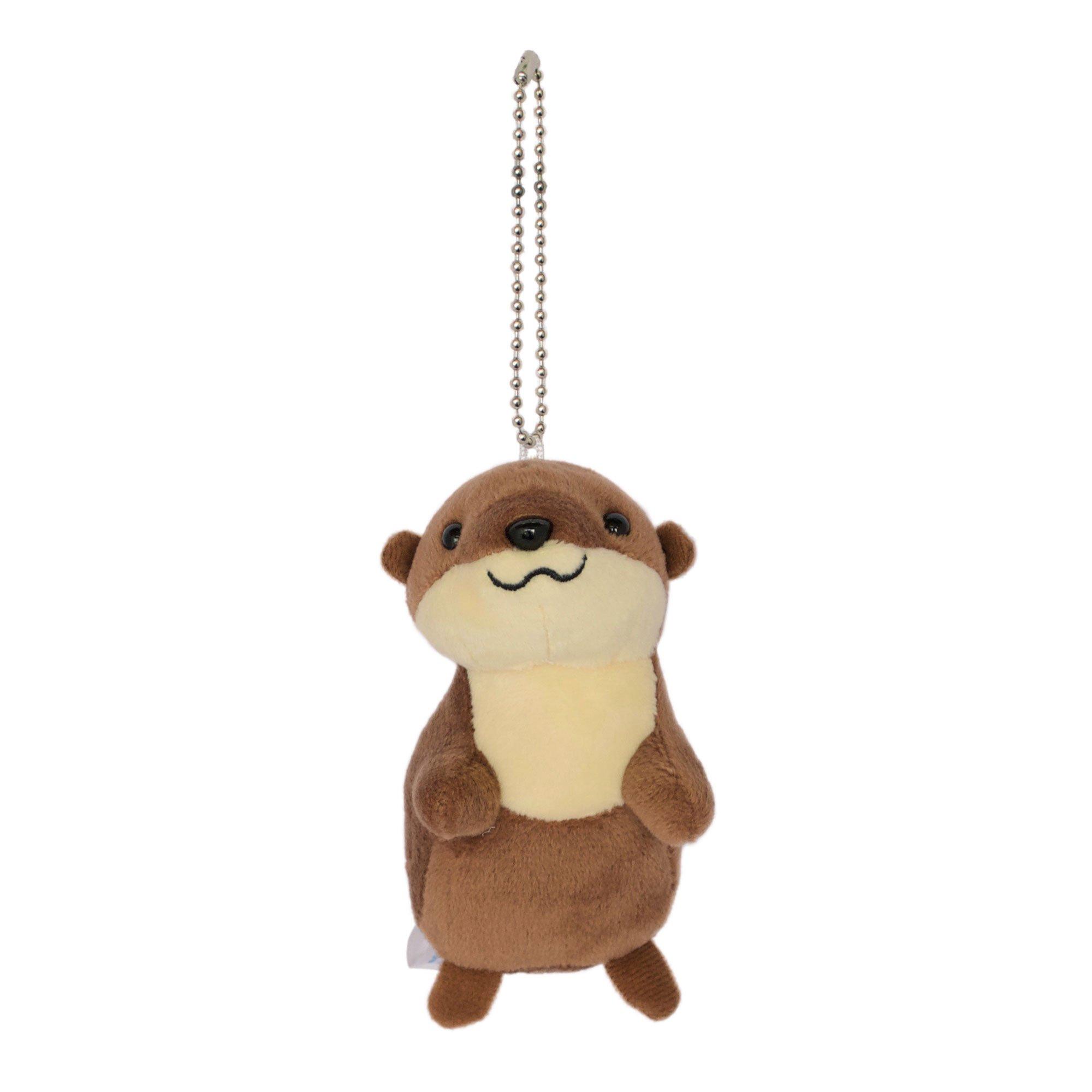 

Plush Toy Marine Everywhere Friends Keychain Otter 00080075 [Aqua]