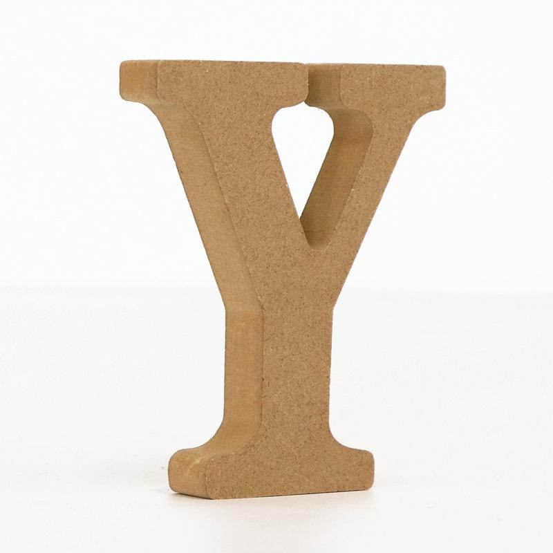 Collocation DIY Wooden Alphabet Letter Personalised Ornament Name Design for Wedding Birthday Party Home Decoration Craft Gift