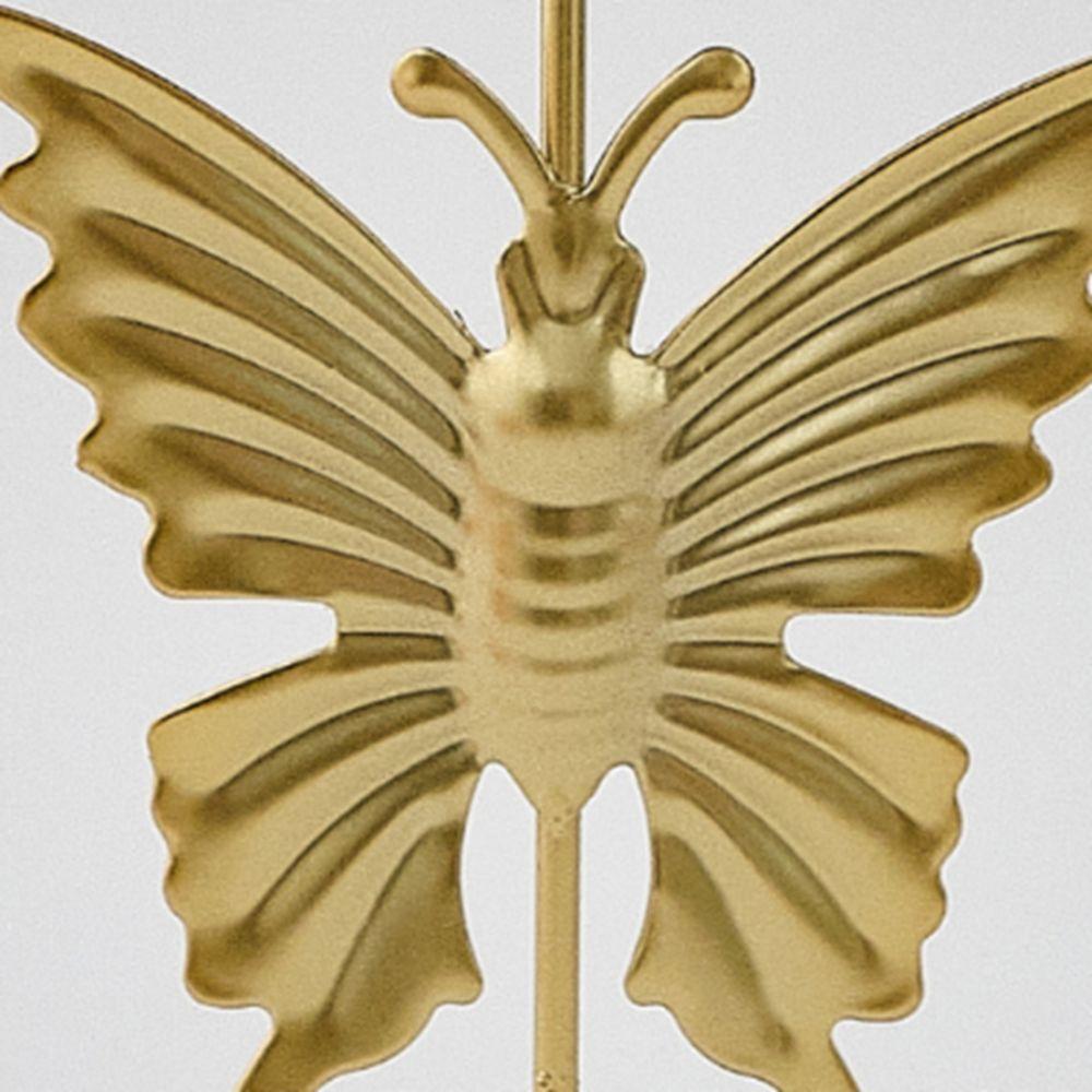 Luxury Butterfly Candle Holder Unique Iron Aromatherapy Rack Leaf Candlestick Stand  Home Decor