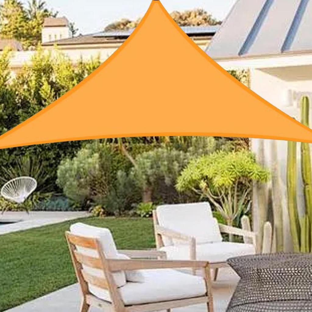 Telo Vela 300cmx300cmx300cm Facile da Installare Copertura per Deck per Attività all'Aperto