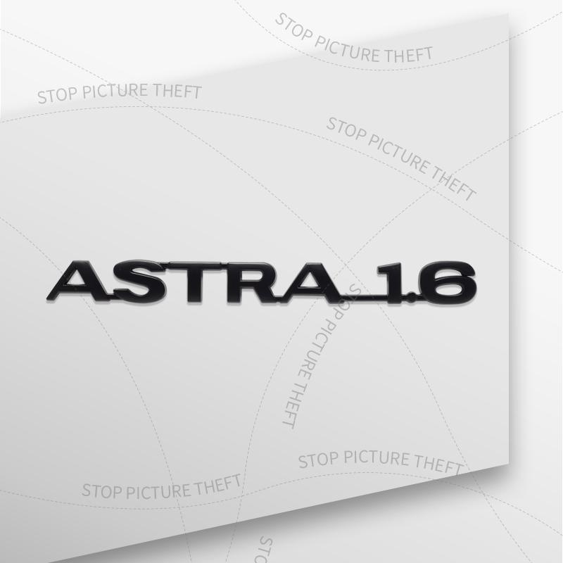 1Pcs 3D Metal For Astra 1.6 Logo Emblem OPC Meriva Junior Badge Car Rear Tail Bumper Trunk Sticker Decal Auto Accessory