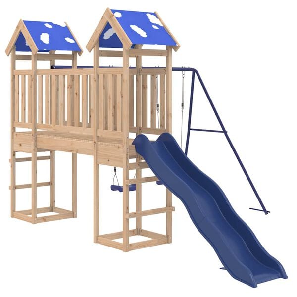 vidaXL Outdoor Playground Solid Pine Wood