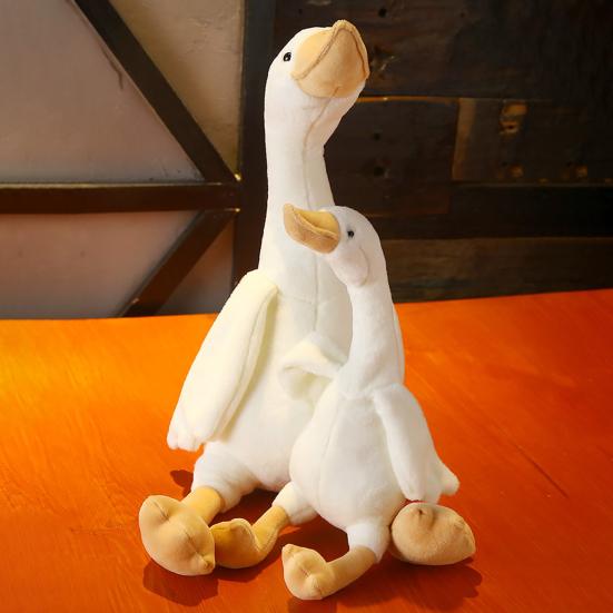 Long Neck Goose Plush Doll, Soft Stuffed Animal, Cute Fluffy Swan Pillow for Bedroom Decor, Sleep Companion Gift for Toddlers And Adults