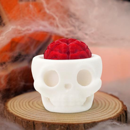 Skull Keyboard Fidget Toy 3D Printed Keyboard Clicker Skull Fidget Toy Stress Relief Fidget Button for Anxiety Relief Students Office Workers