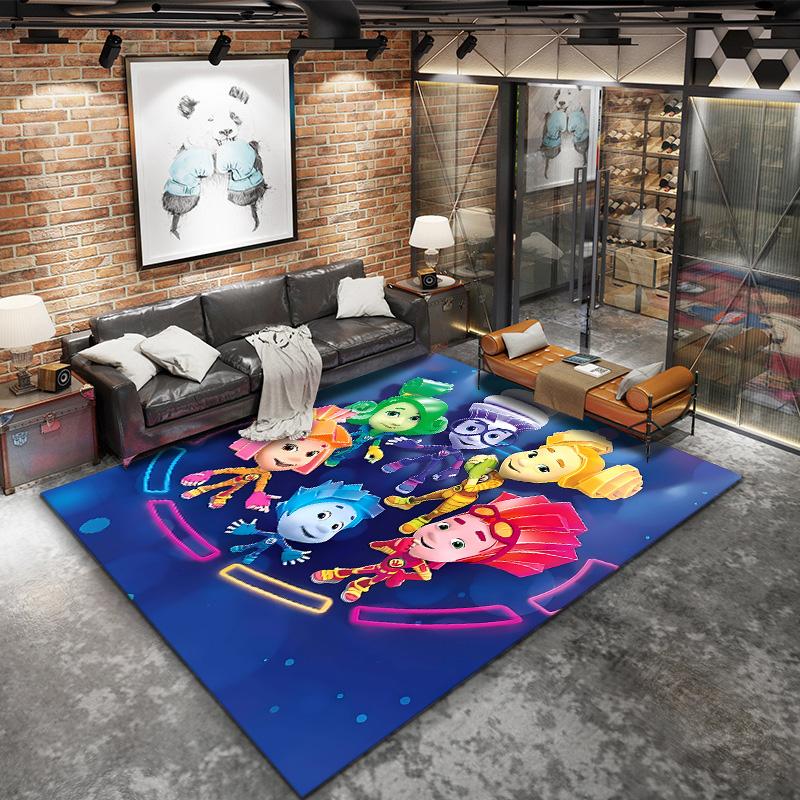 The Fixies Carpet Rug For Living Room Bedroom Home Sofa Decoration Kids Play Nonslip Floor Mat