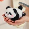 Cute Cute Cute Little Panda Doll Plush Toy Moving Tail Black and White Panda Doll Keychain Rag Doll