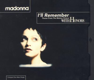 CD MADONNA - I'll Remember 9413552 Maverick, Sire, 1994 US Pop Used
