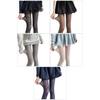 Womens Nylon Sheer Pantyhose Lace Detailing Slimming Pantyhose Solid Color Hollowout Geometric Pattern Stockings Hosiery