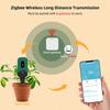 Yieryi Zigbee Soil Meter Smart Wireless Soil Moisture Temperature Light Sensor Garden Plant Monitor Compatible Tuya App