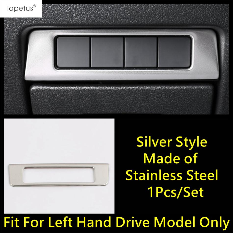 Headlight Lamp Adjust Button Sequ Stickers Cover Trim Stainless Steel Accessories For Mazda 3 2025