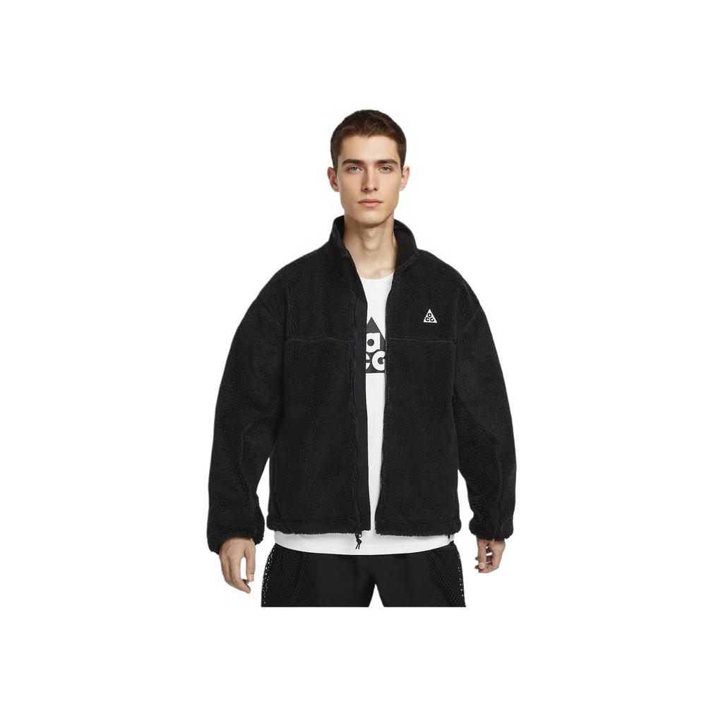 Nike ACG Therma-Fit Adv Comfortable Soft Warm Stand Collar Jacket Men Jacket Black White FV8654-010